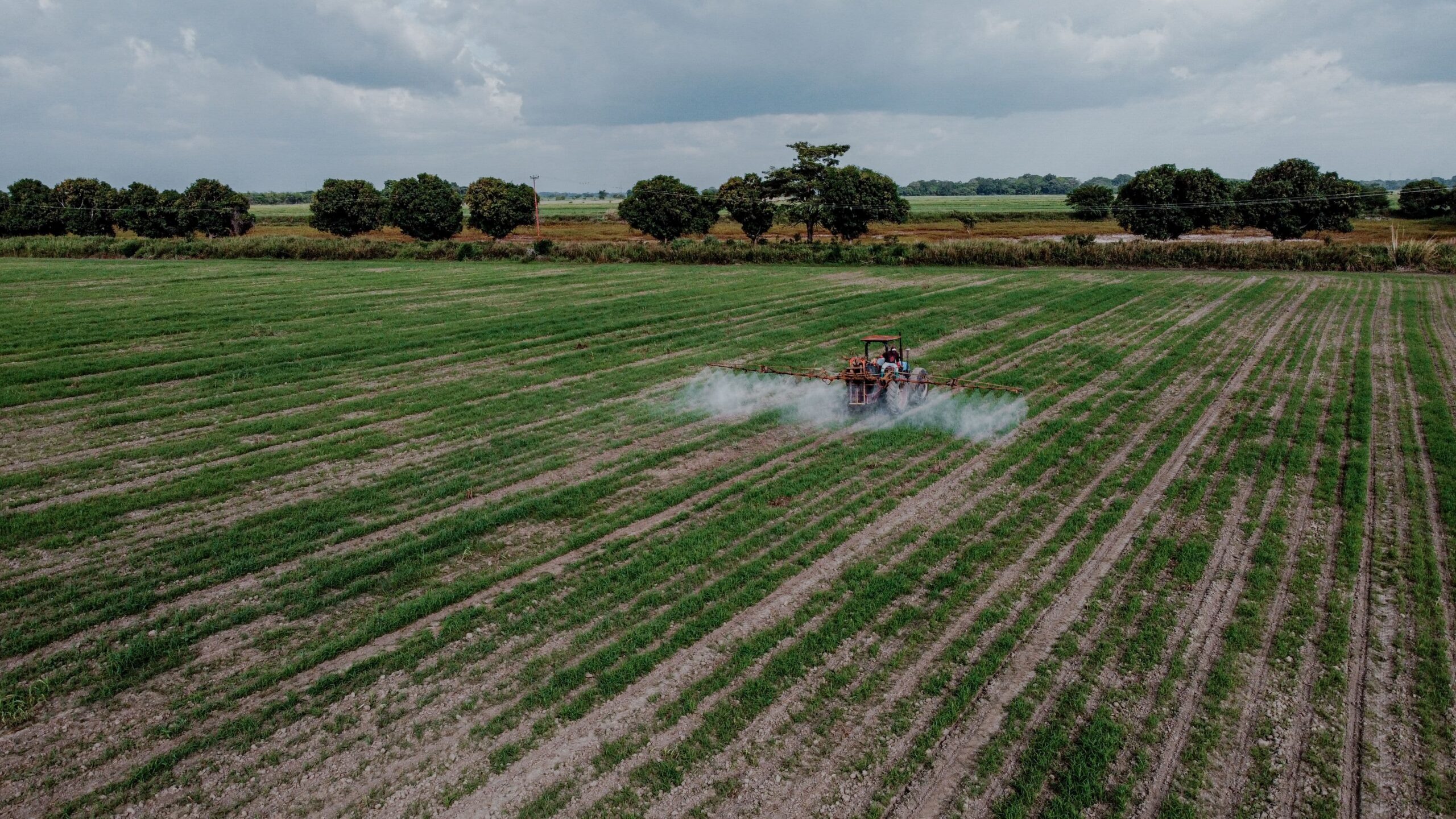 Sistema de riego y pulverización agrícola